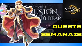 NovaRo  Fazendo Quests Semanais  Illusion Teddy Bear  MH2 [upl. by Mandi713]