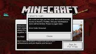 How To Fix Error Code Drowned In Minecraft [upl. by Selry]