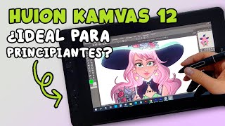 La tableta con pantalla más barata  REVIEW Huion Kamvas 12  Tableta gráfica para dibujar [upl. by Anilev]