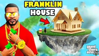 Franklin Upgrade Flying Quadrillionaire Luxury House In GTA 5  SHINCHAN and CHOP [upl. by Aneev]