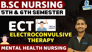 ect mental health nursing  MENTAL HEALTH NURSING  bsc nursing 5th sem  electroconvulsive therapy [upl. by Eliga553]