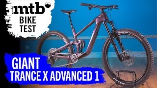 Giant Trance X Advanced 1 I Trail Bike I Bike Test I 140mm I 150mm I SRAM GX Eagle Transmission [upl. by Ellecrag]