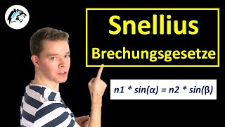 Brechungsgesetze Snelliussches Brechungsgesetz amp Lichtbrechung  Physik Tutorial [upl. by Pascoe138]