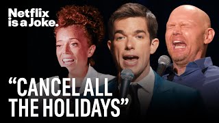 Laughing Through the Holidays  StandUp Compilation  Netflix Is A Joke [upl. by Layla]