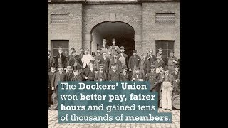 London dockworkers strike 1889 [upl. by Giuditta]