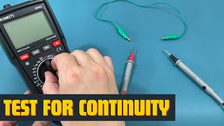 How to Check For Continuity With a Multimeter  StepbyStep Guide [upl. by Fox]