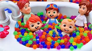 Cocomelon Family Play in the ORBEEZ bath  Best Compilation Video [upl. by Bertrando933]