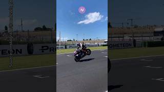 Toprak Malah Stoppie di Garis Finis 😭😂  worldsbk elturco [upl. by Anirbys]