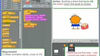 Scratch Lesson 4 Sprite Interactions via Variables [upl. by Artima]