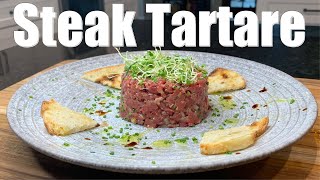 Steak Tartare  Delicious Raw Steak Recipe That Will Surprise You [upl. by Hetty]