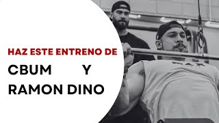 CBUM vs Ramon DINO  Entreno de espalda completo  Mr Olympia [upl. by Merrick]