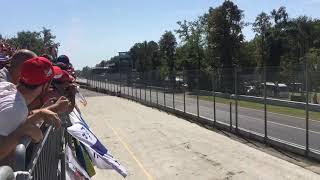 Partenza f1 Monza 2017 tribuna 6a alta velocità [upl. by Avid]