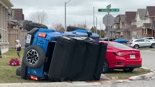 MAR162024  BOWMANVILLE ON  CRASH WROLLOVER [upl. by Gathers948]