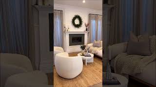 Christmas Fireplace Mantel Decor Holiday Home Decor 2022 🎄❤️ [upl. by Chuipek]