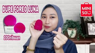 MINISO SILICONE FACIAL CLEANER  dupe foreo luna [upl. by Christianity]