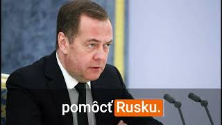 Dmitry Medvedev  Rusko môže vyzbrojiť nepriateľov USA rovnako ako Washington Ukrajinu [upl. by Mairam]