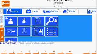 Logiciel de gestion autoécole CLEGESTauto [upl. by Desi]