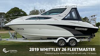 Coastal Boat Sales 2019 Whittley 26 Fleetmaster [upl. by Adias150]