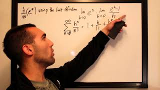 Derivative of ex Proof By Series Expansion amp Limit Definition [upl. by Dion]