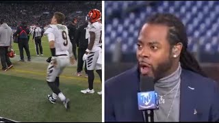 Ravens Fans Chant F Joe Burrow on live TV After Injury in TNF Game [upl. by Cassella]