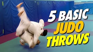 5 basic judo throws everyone should know judo martialarts [upl. by Vilma]