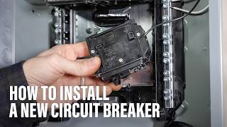 How to Install a New Circuit Breaker [upl. by Junna327]