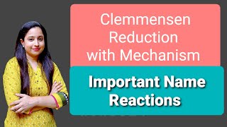 Clemmensen ReductionMechanismCBSEHBSENEETMAINS [upl. by Erl491]