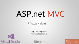 ASPnet MVC tutorial 5  Přístup k datům [upl. by Aramoj]