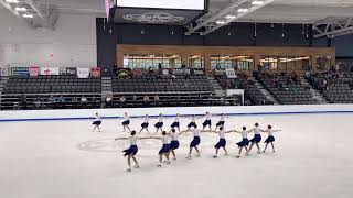 2023 Eastern Synchronized Skating Sectional Championships DC EDGE Juvenile [upl. by Esereht]