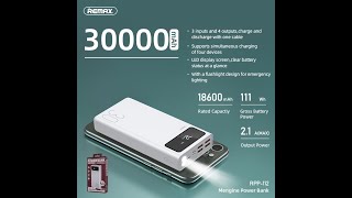 Power Bank REMAX RPP 112 30000mAh [upl. by Aramit]