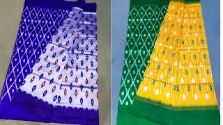 whatsapp 8446603061 pure handmade ikat silk saree [upl. by Einaj]