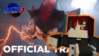 SONIC VS SHADOW  Reacting to quotSonic the Hedgehog 3  Official Trailerquot [upl. by Itsrik]