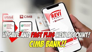 Adding UPSAVE AND FAST PLUS Account in CIMB Bank [upl. by Ashbey419]