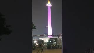 Monas malam hari shortsyoutube [upl. by Au692]