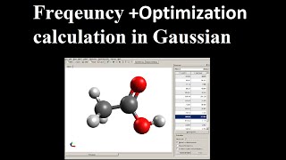 Frequency calculation of simple molecule in Gaussian  DFT  Part 2 [upl. by Tung]