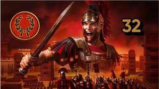 GNAEUS BURRUS ADVANCES Total War Rome Remastered  Julii Campaign 32 [upl. by Onstad13]