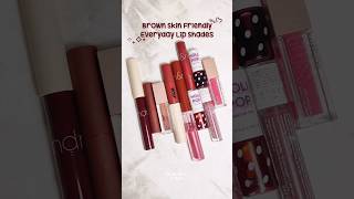 Brown Skin Friendly Lip Shades skincare lipcare lipstick lips lesserafim crazy kpop kdrama [upl. by Ailey]