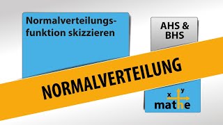 Normalverteilungsfunktion skizzieren [upl. by Ibbetson]