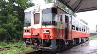 ミャンマーの北海道ちほく高原鉄道 CR702→RBE2540 ヤンゴン中央駅にて Yangon Circular Railroad [upl. by Acinomaj]