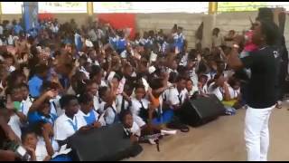 Kapella don performance at Browns Town High School IOCTANE School Tour 2016 part 1 [upl. by Enimsaj]