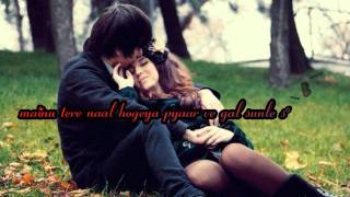 sanu tere naal hogeya pyaa with lyrics By masoom [upl. by Spalding18]