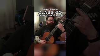 Classico pt 2  Day 46  shorts classicalguitar tenaciousd classico classicalguitarist guitar [upl. by Leelah541]