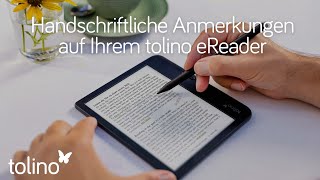 tolino entdecken  Handschriftliche Anmerkungen und Markierungen im eBook [upl. by Earb724]