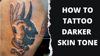 How To Tattoo Darker Skin Tones [upl. by Yamauchi]