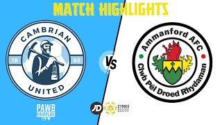 Cambrian United vs Ammanford 2425 [upl. by Estevan]