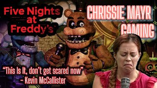 Chrissie Mayr Gaming Stream Five Nights at Freddys FNAF Time Horror Game [upl. by Verney]