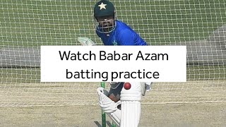 quotWatch Babar Azams Incredible Batting Skills in Practice Sessionquot [upl. by Aipmylo]