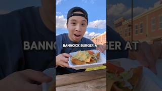 I Tried The Bannock Burger At The Calgary Stampede [upl. by Gnouv178]