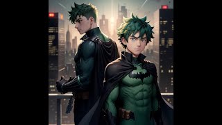 Deku as Batman  False Persona Au  Texting Story [upl. by Geehan]