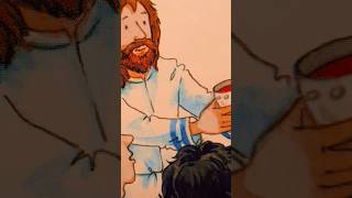 The Last Supper  Children’s Read Aloud Bible Stories youtubekids cartoon abcd english reels [upl. by Eustazio71]